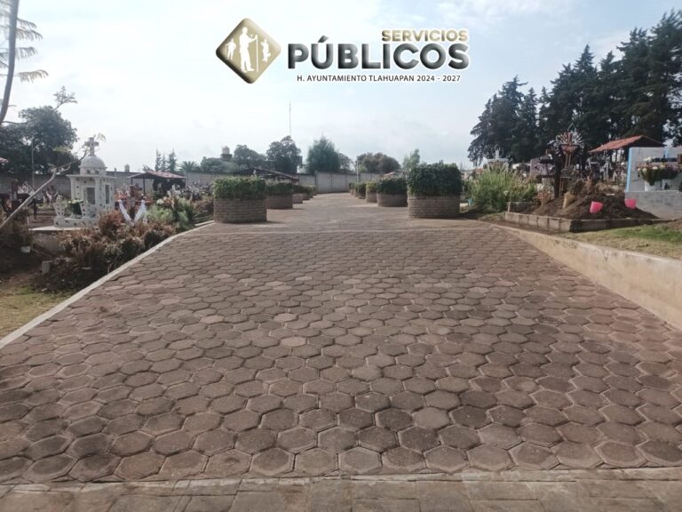 La brigada de Parques y Jardines realizó trabajos de limpieza en el Parque de la Loma, llevando a cabo corte de césped, limpieza de pasillos, encalado de arboles y barrido de canchas.
