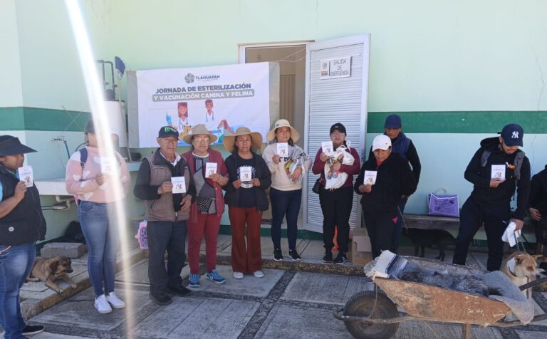 El H. Ayuntamiento de Tlahuapan, en coordinación con la Jurisdicción Sanitaria No. 5 de Huejotzingo (Departamento de Zoonosis), llevó a cabo una jornada gratuita de esterilización canina y felina en la localidad de Santa Cruz Moxolahuac.