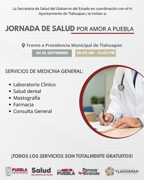 Mañana 4 de septiembre continúa la Jornada de Salu (#3)