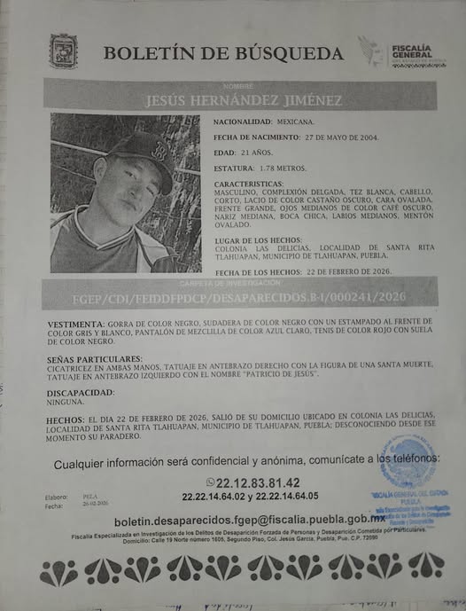 El H. Ayuntamiento de Tlahuapan solicita el apoyo  (#224)