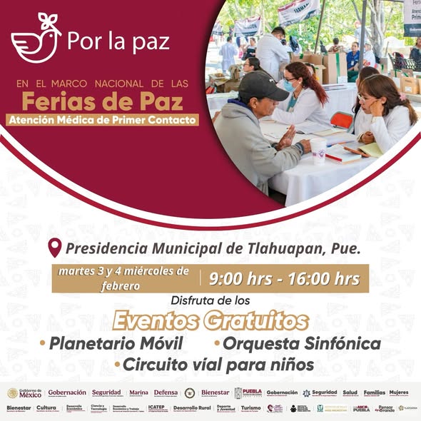 Llega la “FERIA DE PAZ” a Tlahuapan (#267)