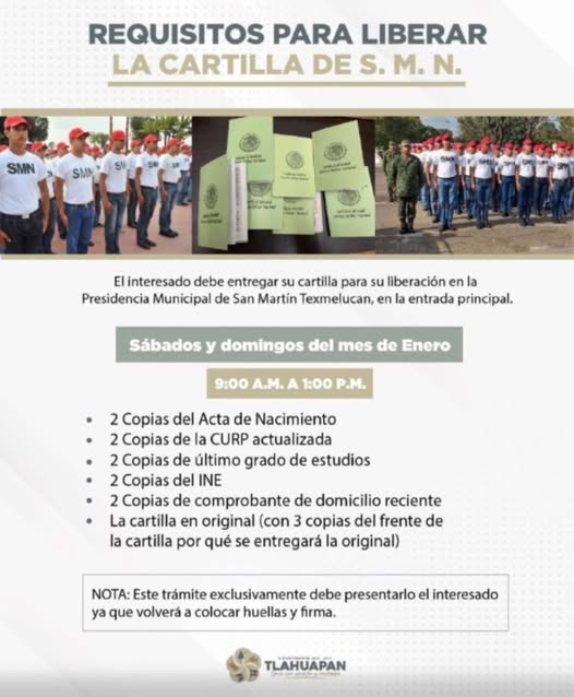 ¡Es momento de liberar tu Cartilla Militar! (#313)